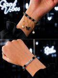 Customized Couple Butterfly Bracelet | Buy 1 Get 1 Free with Free Packaging and Free Home Deliver