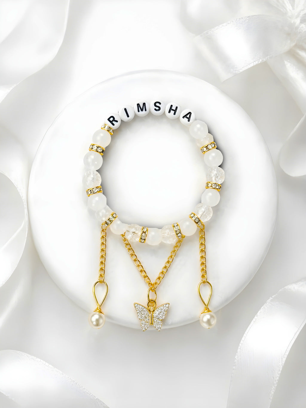 Customized Couple Butterfly Bracelet | Buy 1 Get 1 Free with Free Packaging and Free Home Deliver