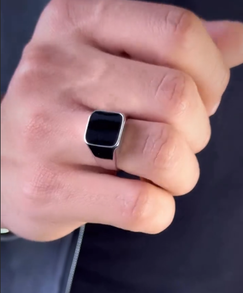 Turkish style Italian Ring stone model for Boys and Men Most demanding