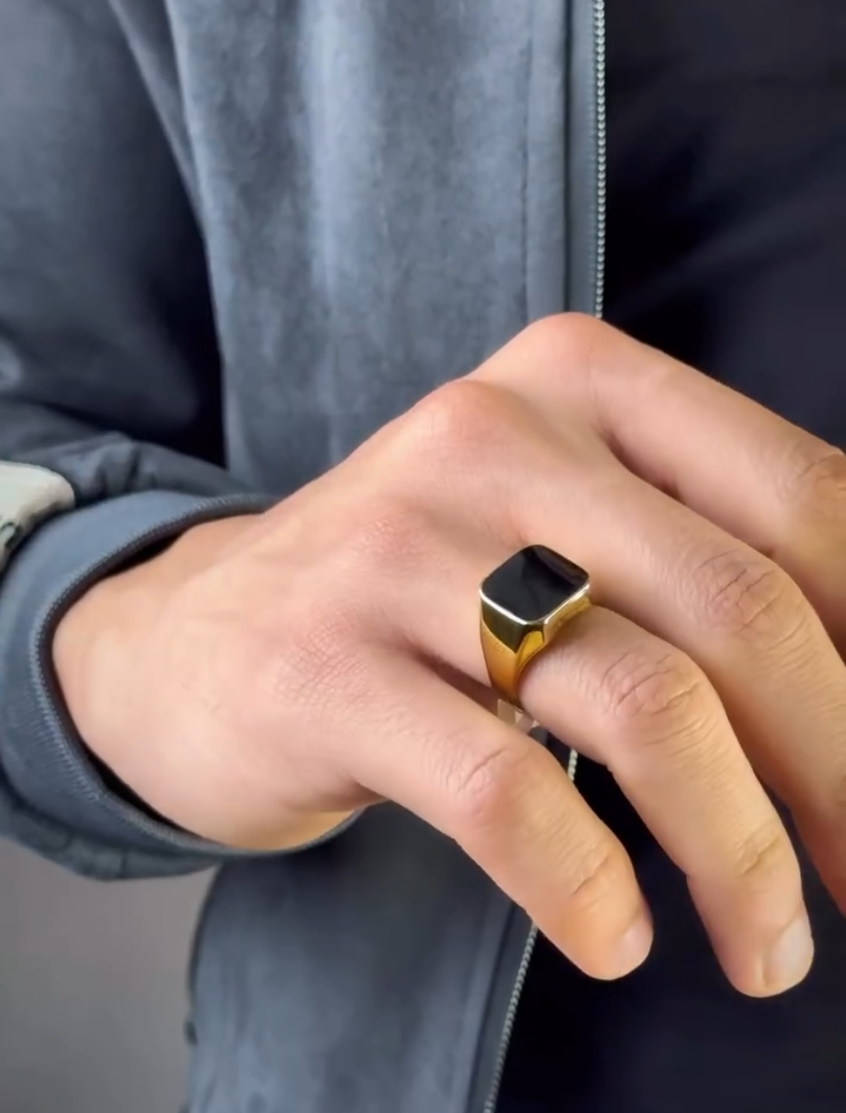 Turkish style Italian Ring stone model for Boys and Men Most demanding