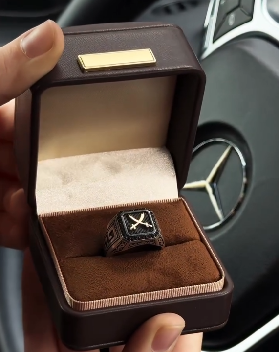 Zulfiqar Sword Men's Ring, 925 Sterling Silver, VIP Ring