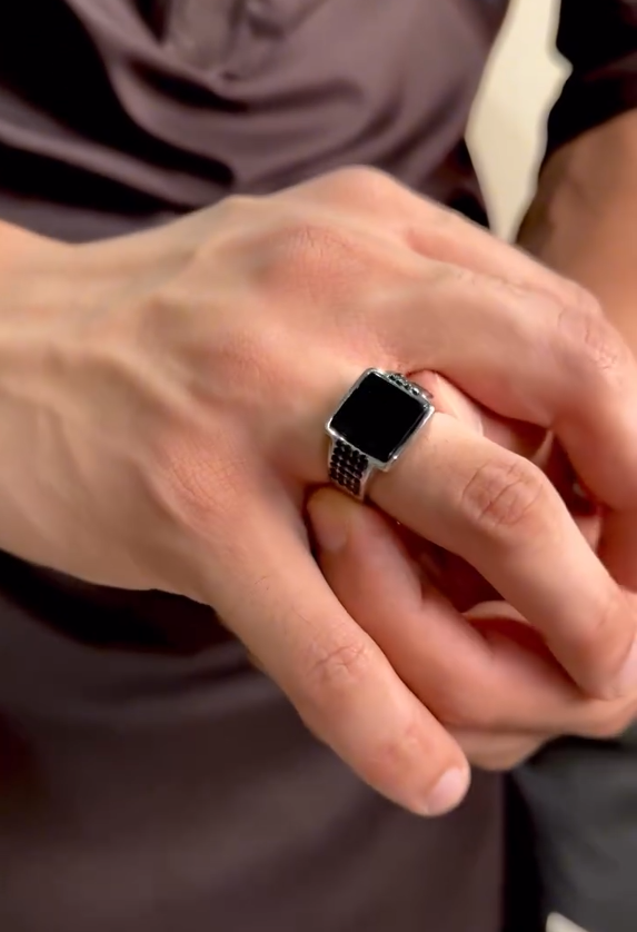 Turkish V style Italian Ring stone model for Boys and Men