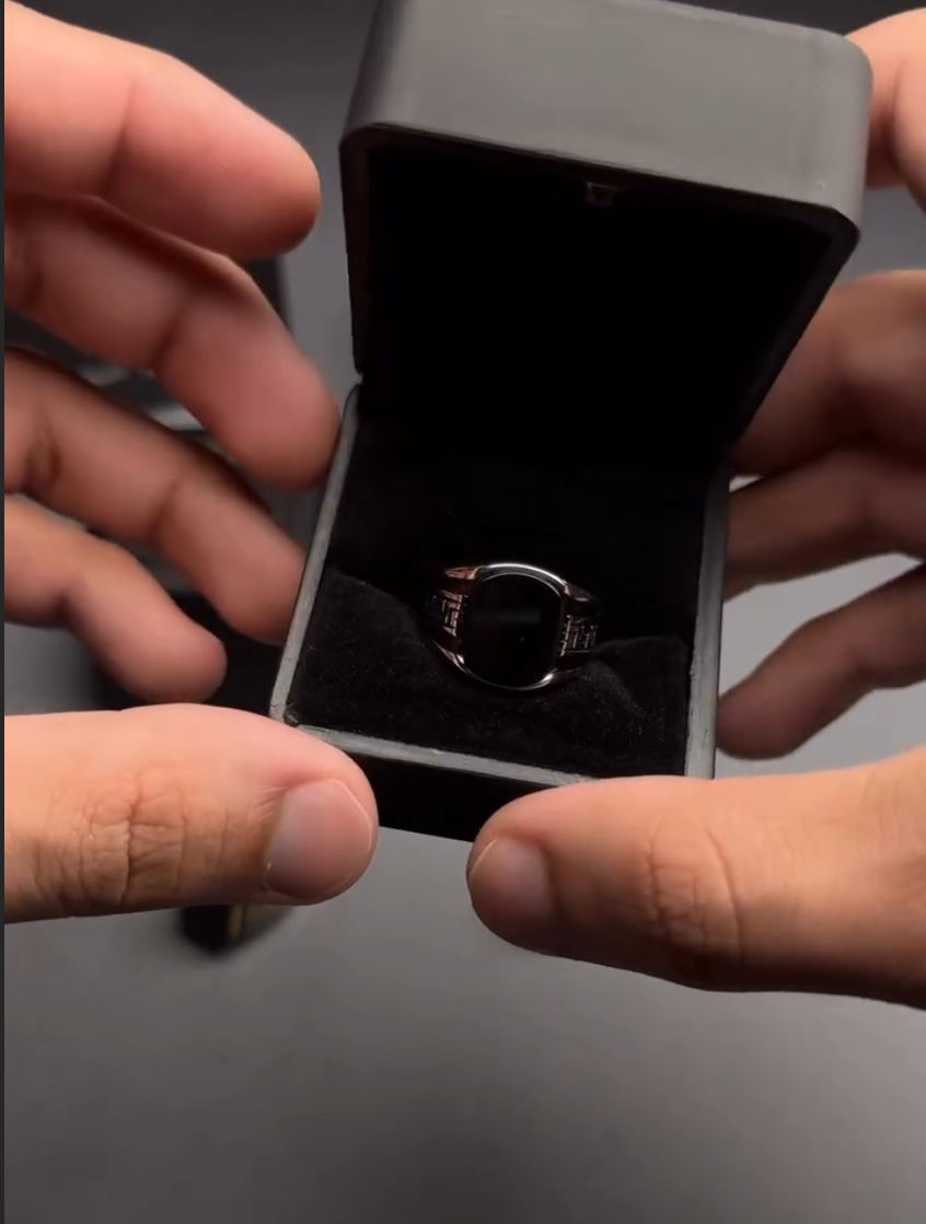 Turkish New style Italian Ring stone model for Boys and Men