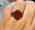 Brown Yameni Aqeeq Famous Ring Most Demanded