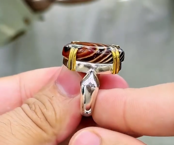 100% Original Shajri Aqeeq VIP Ring Most Demanded
