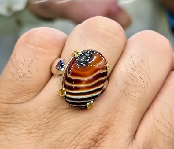 100% Original Shajri Aqeeq VIP Ring Most Demanded
