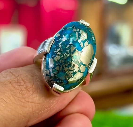 100% Original Shajri Feroza Aqeeq VIP Ring Most Demanded