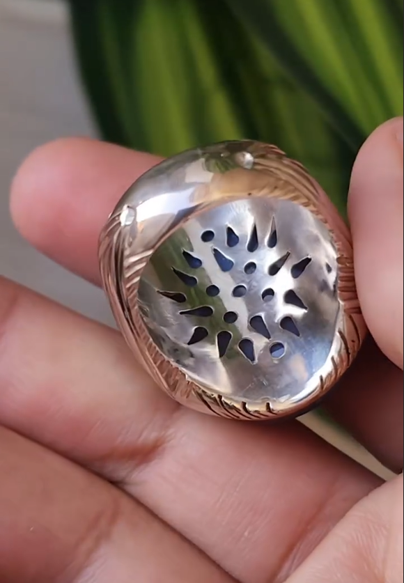 100% Original Antique Aqeeq VIP Ring Most Demanded