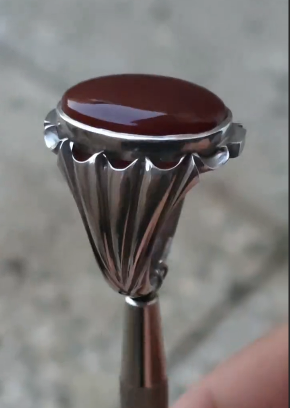 100% Original Antique Aqeeq VIP Ring Most Demanded