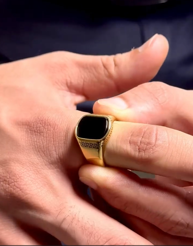 Turkish style Italian Ring stone model for Boys and Men Most demand