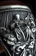 Prestige Hz. Ali Zulfikar  zircon stone Silver Men's Ring