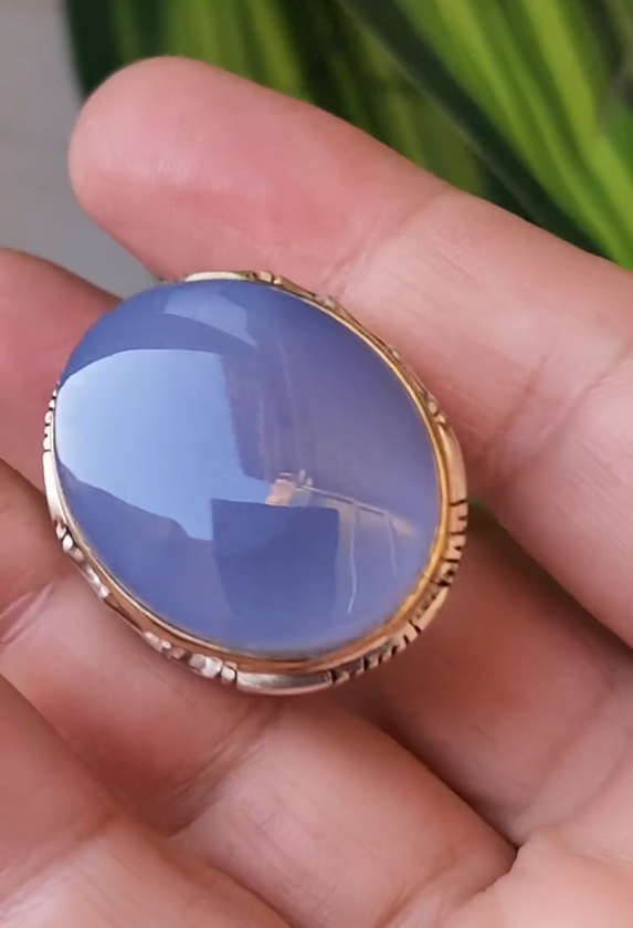 100% Original Antique Aqeeq VIP Ring Most Demanded