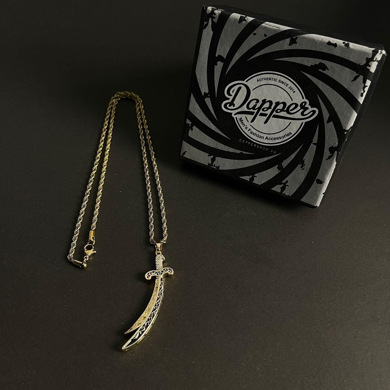 Premium Zulfiqar Sword Hazrat Ali Maula Sword Necklace