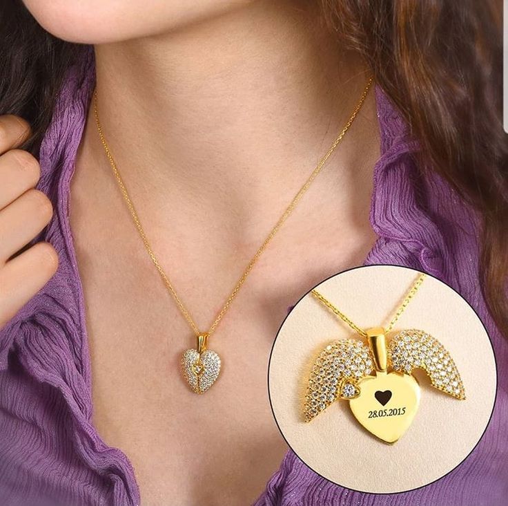 ZIRCOON HEART LOVE LOCKET