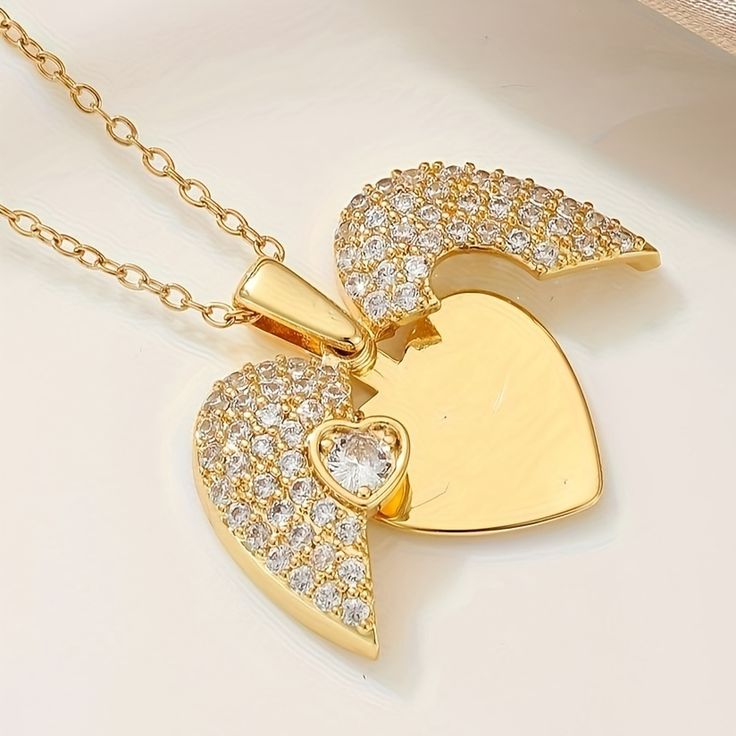ZIRCOON HEART LOVE LOCKET