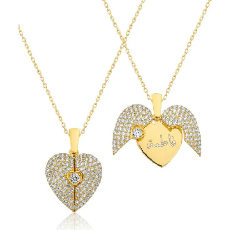 ZIRCOON HEART LOVE LOCKET
